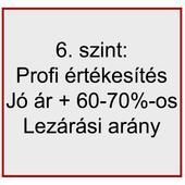 6. szint - PROFI értékesítés, 60-70%os lezárási arány 6. szint - PROFI értékesítés, 60-70%os lezárási arány
